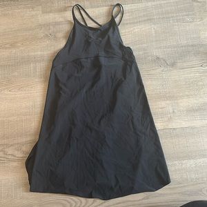 Lululemon black silk tank top